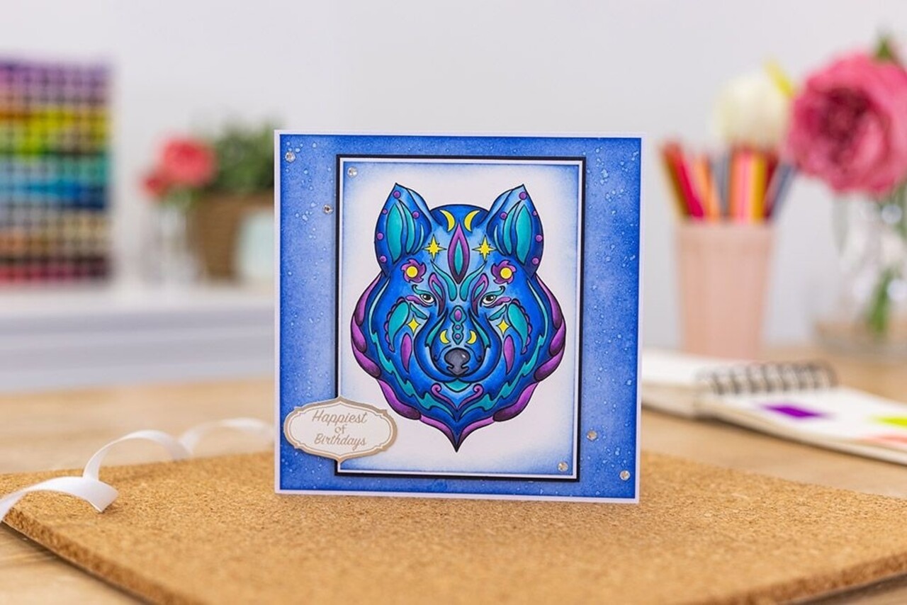 Crafter's Companion Card Front Colouring Pads Spiritually Wild (CC-COLPAD5-SPWI)
