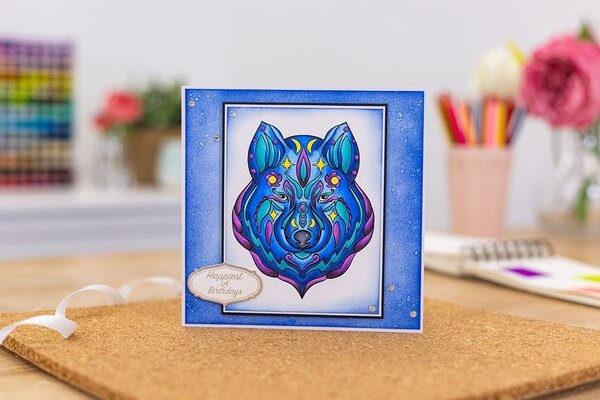 Crafter's Companion Card Front Colouring Pads Spiritually Wild (CC-COLPAD5-SPWI)