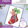 Crafter's Companion Card Front Colouring Pads Merry Christmas To All (CC-COLPAD-MCTA)