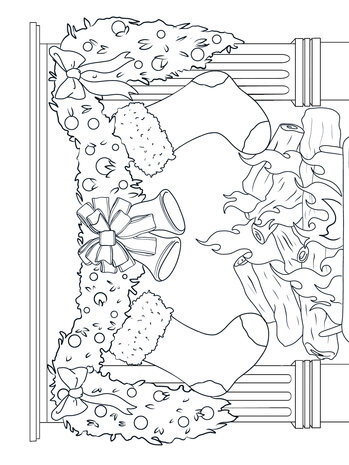 Crafter's Companion Card Front Colouring Pads Merry Christmas To All (CC-COLPAD-MCTA)