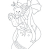 Crafter's Companion Card Front Colouring Pads Merry Christmas To All (CC-COLPAD-MCTA)