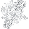 Crafter's Companion Card Front Colouring Pads Natures Christmas (CC-COLPAD-NACH)