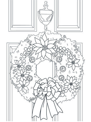 Crafter's Companion Card Front Colouring Pads Natures Christmas (CC-COLPAD-NACH)