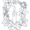 Crafter's Companion Card Front Colouring Pads Natures Christmas (CC-COLPAD-NACH)