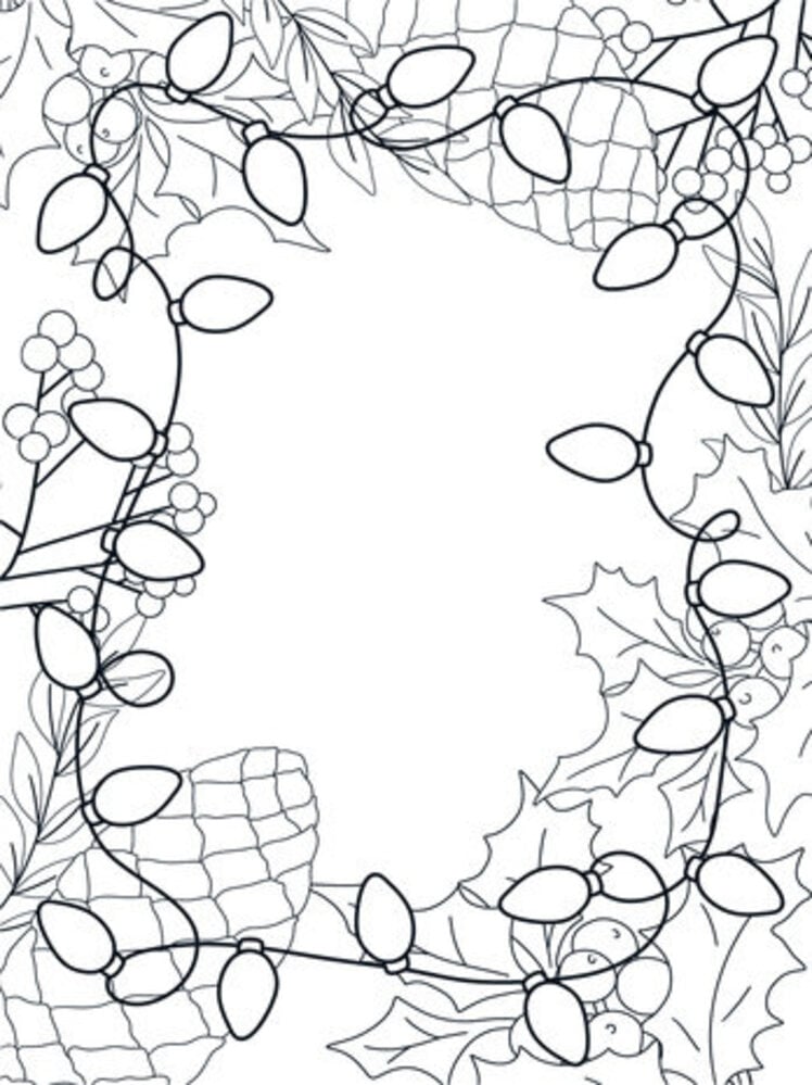 Crafter's Companion Card Front Colouring Pads Natures Christmas (CC-COLPAD-NACH)