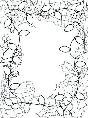 Crafter's Companion Card Front Colouring Pads Natures Christmas (CC-COLPAD-NACH)