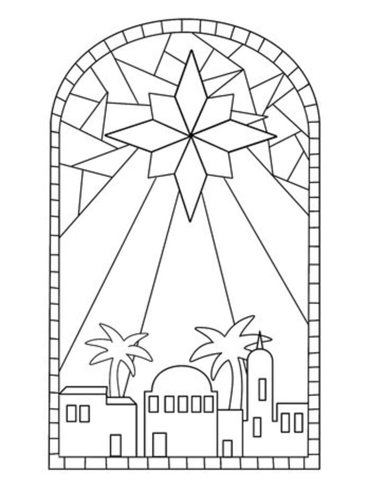 Crafter's Companion Card Front Colouring Pads The Miracle Of Christmas (CC-COLPAD-TMOC)
