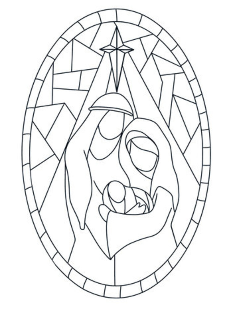Crafter's Companion Card Front Colouring Pads The Miracle Of Christmas (CC-COLPAD-TMOC)