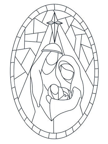 Crafter's Companion Card Front Colouring Pads The Miracle Of Christmas (CC-COLPAD-TMOC)