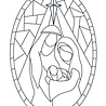 Crafter's Companion Card Front Colouring Pads The Miracle Of Christmas (CC-COLPAD-TMOC)