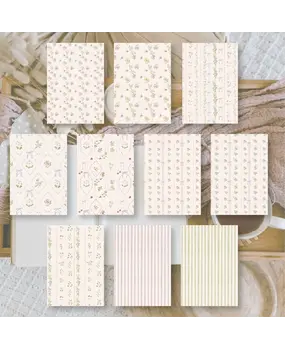 Plan & Plot Studio Floral Background Paper (14,8x21 cm) (BP-A5-002)