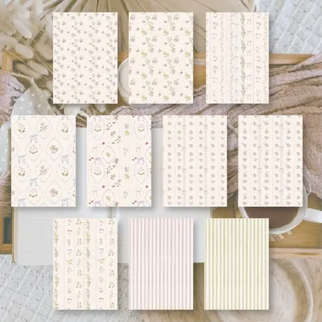 Plan & Plot Studio Floral Background Paper (14,8x21 cm) (BP-A5-002)