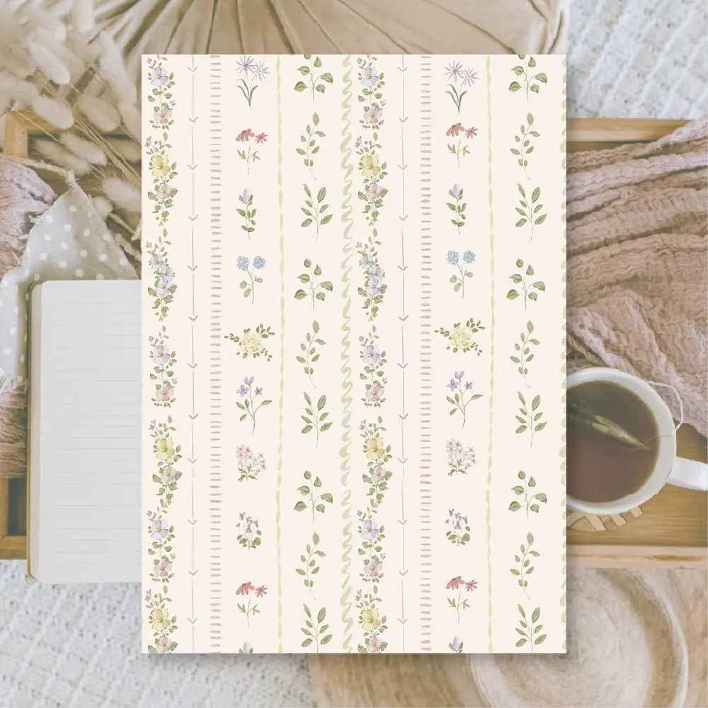 Plan & Plot Studio Floral Background Paper (14,8x21 cm) (BP-A5-002)