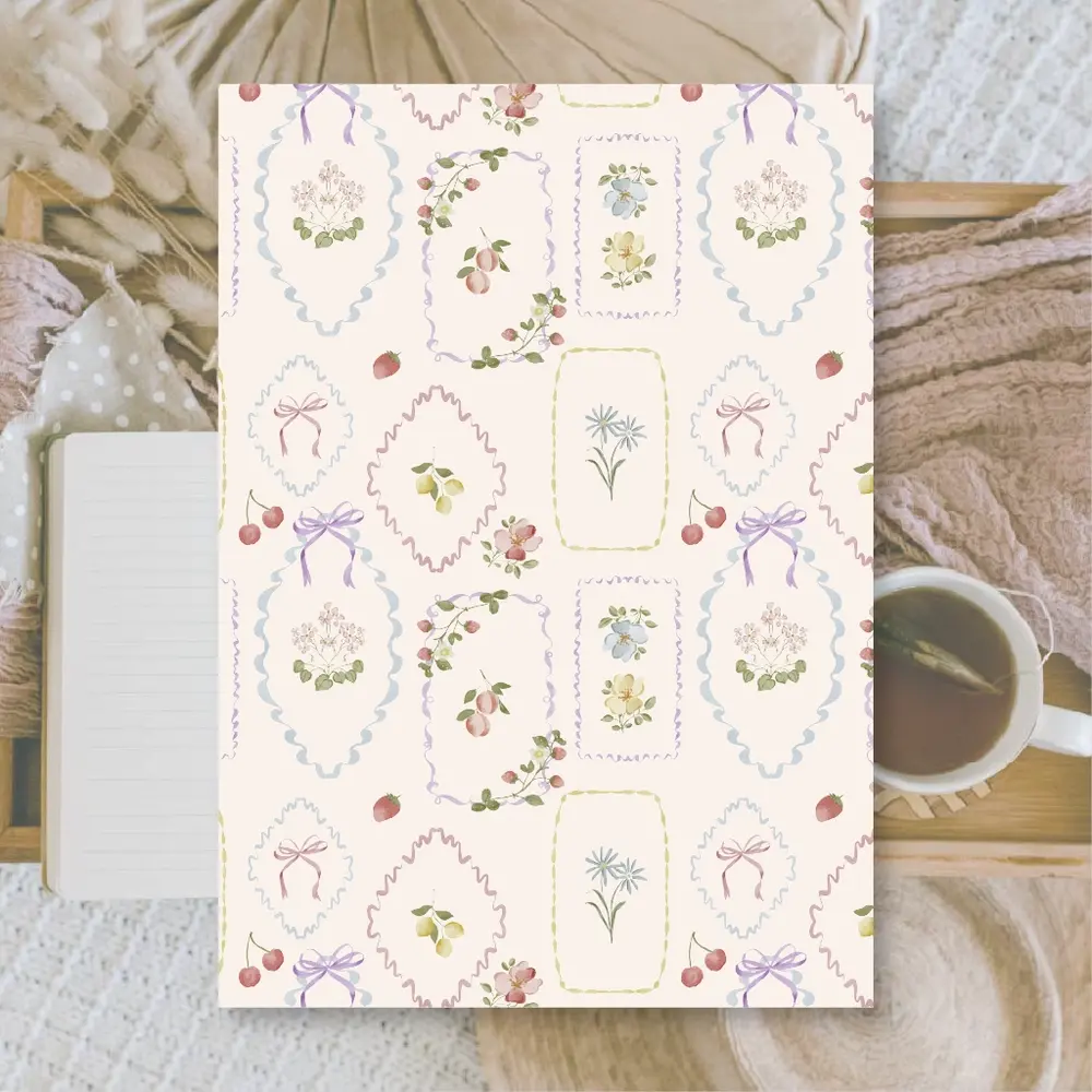 Plan & Plot Studio Floral Background Paper (14,8x21 cm) (BP-A5-002)