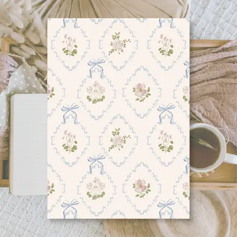 Plan & Plot Studio Floral Background Paper (14,8x21 cm) (BP-A5-002)