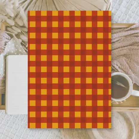 Plan & Plot Studio Gingham Background Paper (14,8x21 cm) (BP-A5-001)