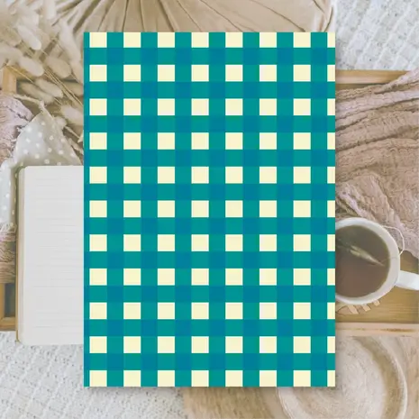 Plan & Plot Studio Gingham Background Paper (14,8x21 cm) (BP-A5-001)