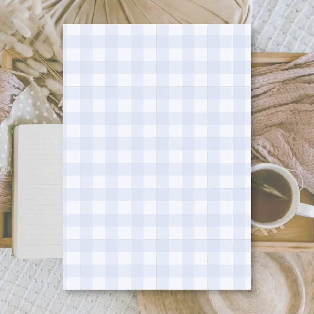 Plan & Plot Studio Gingham Background Paper (14,8x21 cm) (BP-A5-001)