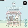 Creative Craftlab PRE-ORDER Friendz Party 8x8 Inch Cozy & Cute Colouring Book (CCL-FR-CB07)