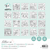 Creative Craftlab PRE-ORDER Friendz Party 8x8 Inch Cozy & Cute Colouring Book (CCL-FR-CB07)