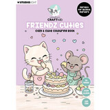 Creative Craftlab Friendz Cuties A6 Cozy & Cute Colouring Book (CCL-FR-CB10)