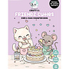 Creative Craftlab PRE-ORDER Friendz Cuties A6 Cozy & Cute Colouring Book (CCL-FR-CB10)