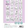 Creative Craftlab PRE-ORDER Friendz Cuties A6 Cozy & Cute Colouring Book (CCL-FR-CB10)