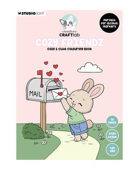 Creative Craftlab Cozy Friendz Cuties A6 Cozy & Cute Colouring Book (CCL-FR-CB11)