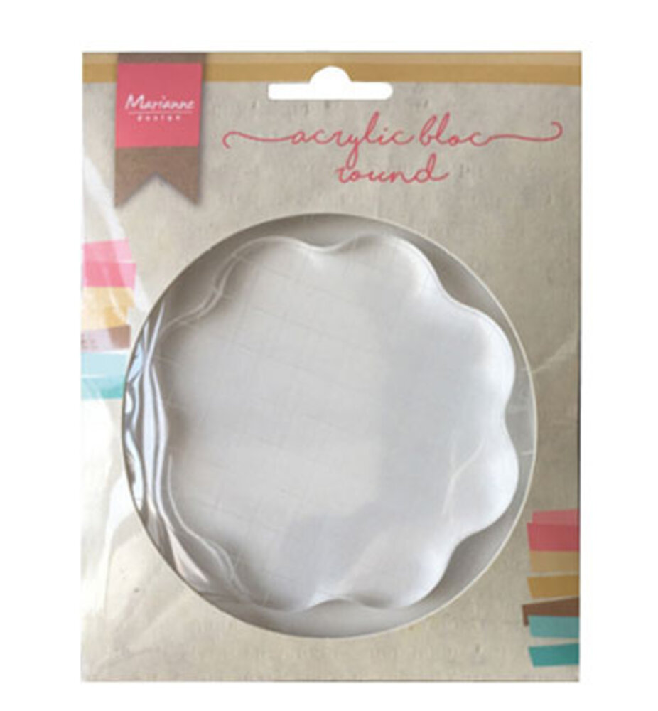 Marianne Design PRE-ORDER Acrylic Stamp Block Large (LR0011)
