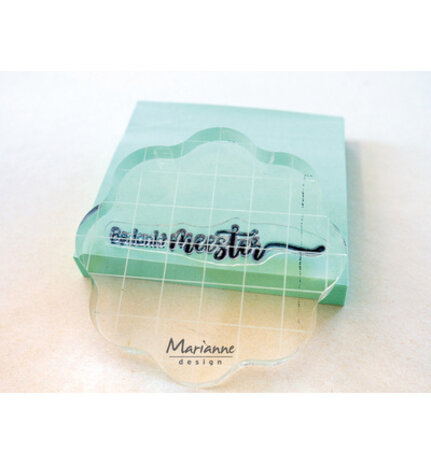 Marianne Design PRE-ORDER Acrylic Stamp Block Large (LR0011)