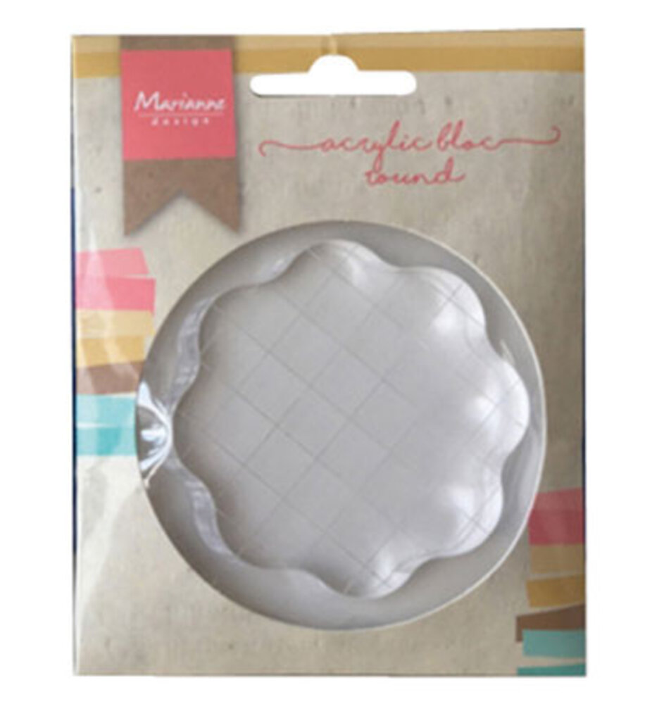 Marianne Design PRE-ORDER Acrylic Stamp Block Small (LR0012)