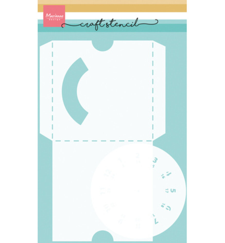 Marianne Design PRE-ORDER Craft Stencil Turning Wheel (PS8196)