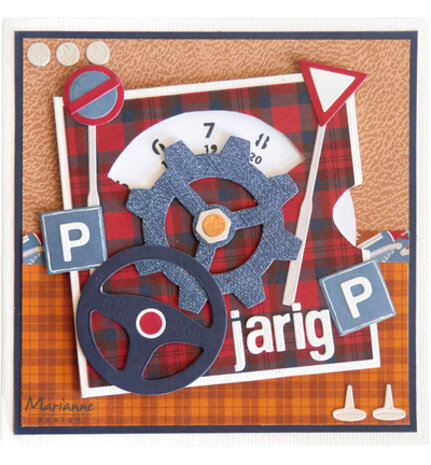 Marianne Design PRE-ORDER Craft Stencil Turning Wheel (PS8196)