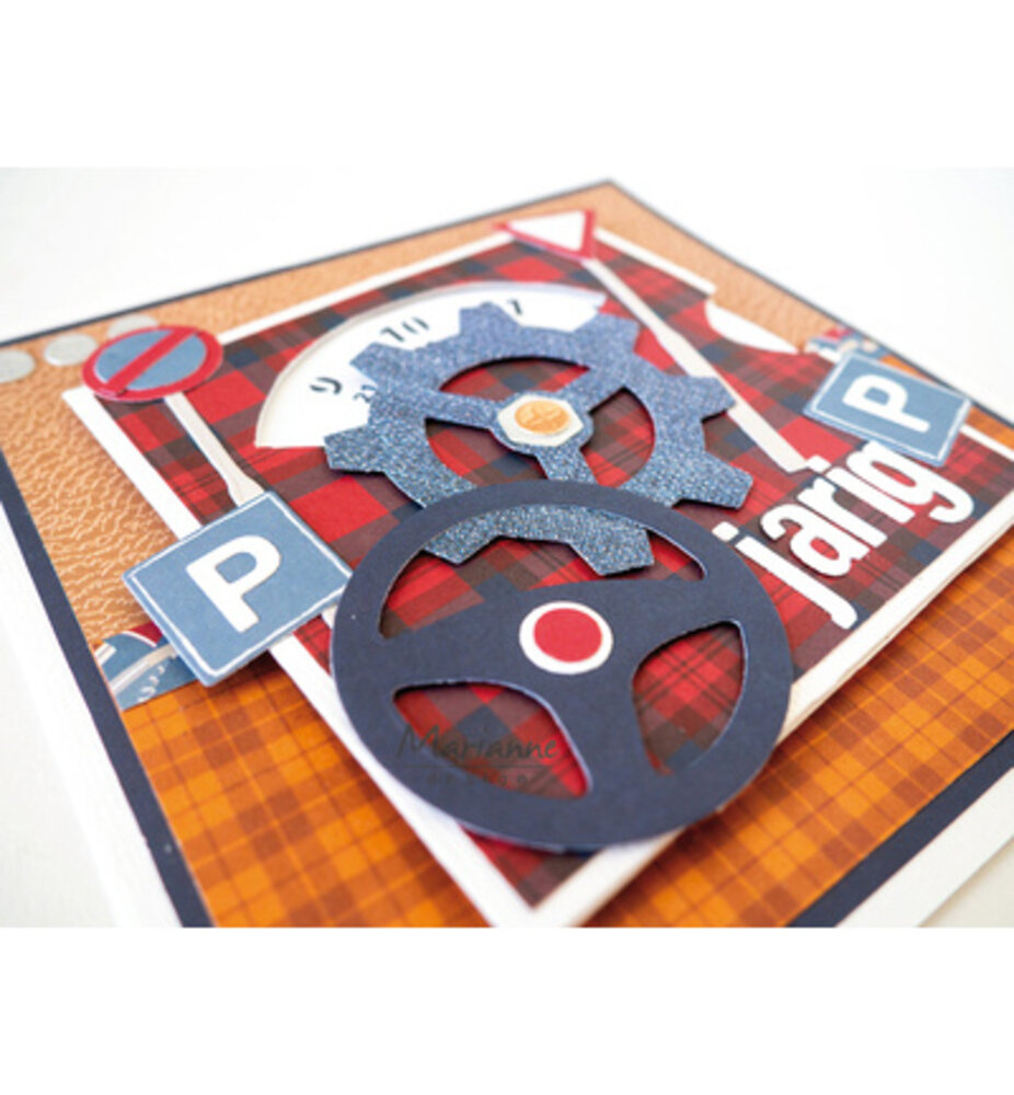 Marianne Design PRE-ORDER Craft Stencil Turning Wheel (PS8196)