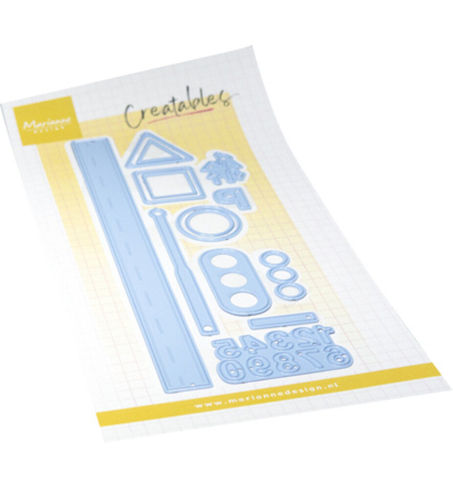 Marianne Design PRE-ORDER Creatables Traffic (LR0959)