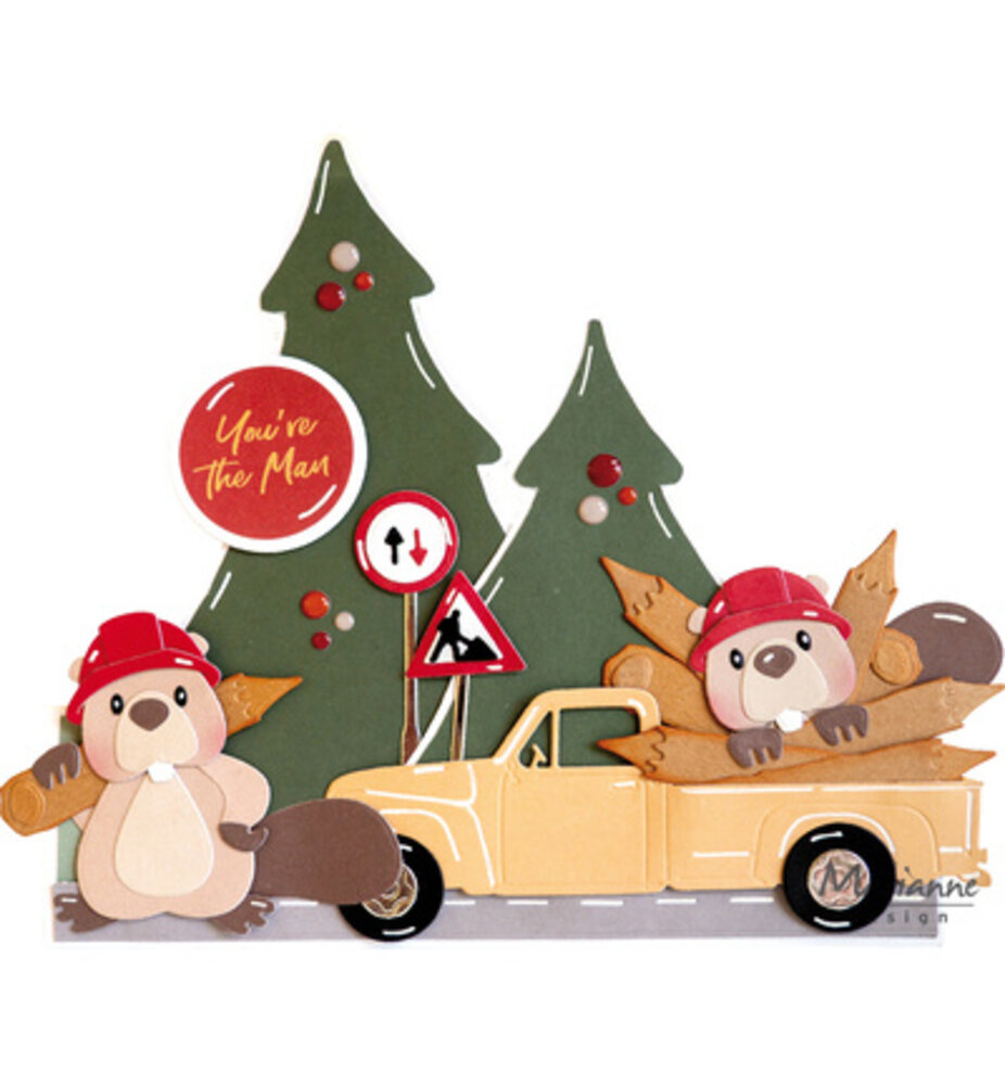 Marianne Design PRE-ORDER Creatables Traffic (LR0959)