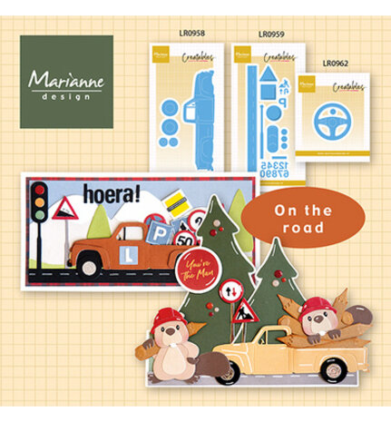 Marianne Design PRE-ORDER Creatables Traffic (LR0959)