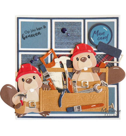 Marianne Design PRE-ORDER Collectables Eline's Animals Bever (COL1590)