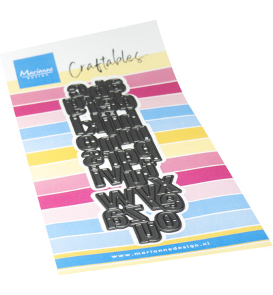 Marianne Design PRE-ORDER Craftables Alphabet (CR1735)