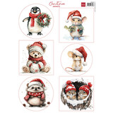 Marianne Design PRE-ORDER Knipvel A4 Christmas Animals (VK9649)