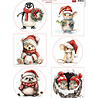 Marianne Design PRE-ORDER Knipvel A4 Christmas Animals (VK9649)