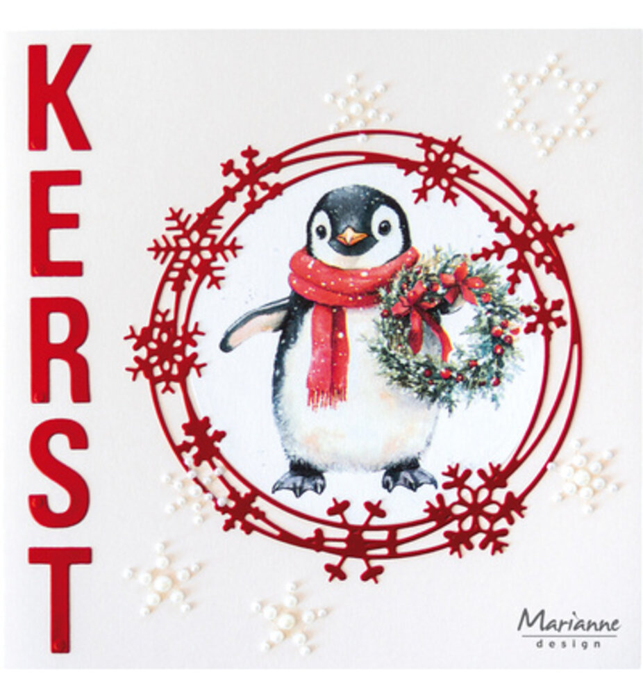 Marianne Design PRE-ORDER Knipvel A4 Christmas Animals (VK9649)