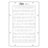Sizzix PRE-ORDER Vicki Boutin A5 Stencils Words and Numbers (667161)