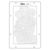 Sizzix PRE-ORDER Vicki Boutin A5 Stencils Stitched Florals (667162)
