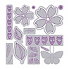 Sizzix PRE-ORDER Vicki Boutin Thinlits Die Set Stitched Floral (667164)