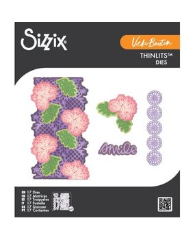 Sizzix Vicki Boutin Thinlits Die Set Lovely Lace (667165)
