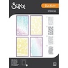 Sizzix PRE-ORDER Vicki Boutin A5 Stencils Stitched Florals (667162)