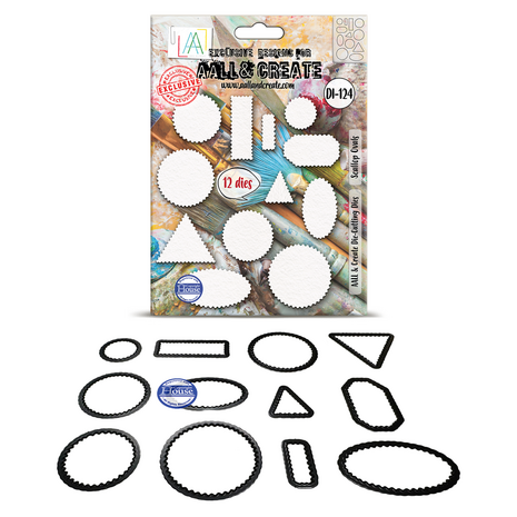 AALL and Create Snijmal Scallop Ovals (AALL-DI-124)