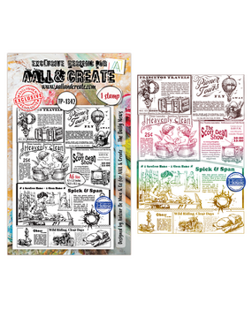 AALL and Create Clear Stamp Set A6 The Daily News (AALL-TP-1342)