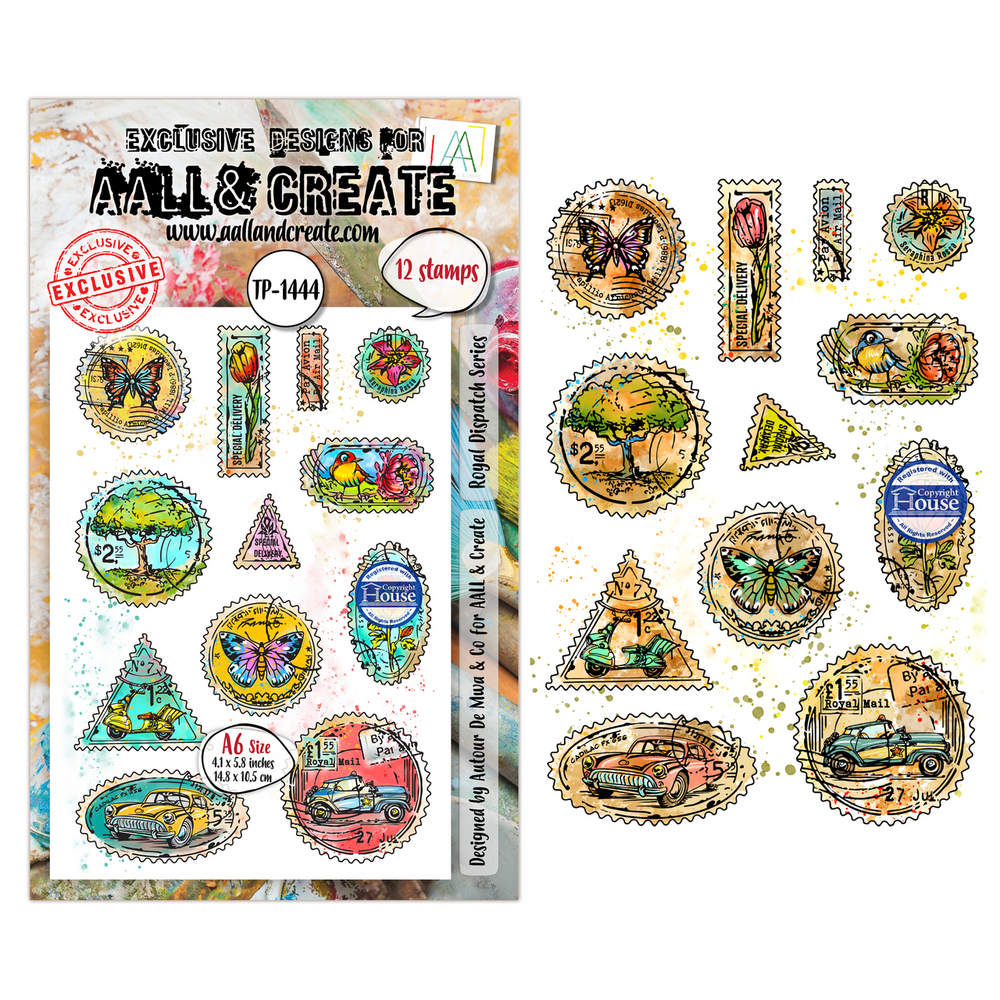 AALL and Create Clear Stamp Set A6 Royal Dispatch Series (AALL-TP-1444)